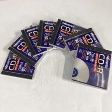 Lot 7 Memorex CD-R 700MB 80 Min High Capacity Recordable Compact Disc Music NEW picture