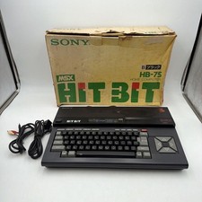 SONY HB-75 MSX Retro PC With Box Serviced Japan picture