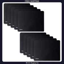 10 Pack Black Mouse Pads 9 x 7 in Non-Slip Smooth Surface picture