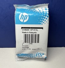 Genuine HP 61XL Tri-Color Ink Cartridge CH564W High Yield NEW picture
