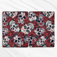 Gothic Sugar Skull Rose Flower Case For iPad 10.2 Air 11 13 Pro 12.9 13 11th gen picture