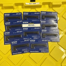 10 Original Epson ERC-22B ERC-09B Black Ribbon Cartridge M-180 M-181 M-183 M-185 picture