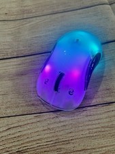 memzuoix 2.4G Aesthetic Wireless Mouse - Customizable Covers & LED Mood Light... picture