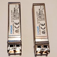 Finisar FTLX8573D3BTL-TM 10Gbps SFP+ 850nm LC Transceiver Module Lot of 2 picture