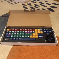 Chester Creek KinderBoard Large Print Color-Coded USB Wired Keyboard for picture