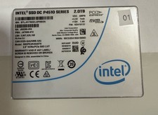 Intel DC P4510 2TB U.2 NVMe SSD SSDPE2KX020T8 4% Used SMART Report Included picture