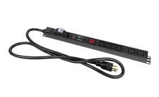 Metered-Breaker-Surge Protection PDU, 240V, L6-30P, 30A, 7200 watts picture