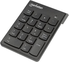 Manhattan Numeric Wireless Keypad 18 Full Size Keys PC/MAC Compatible 179928 picture