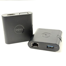 Dell DA200 Adapter USB Type-C to HDMI / VGA / Ethernet / USB 3.0 Lot of Two (2) picture