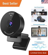 C950 1080P Webcam, USB Webcam with Microphone&Physical Privacy Cover | Auto L... picture