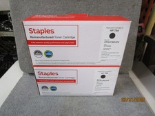 2 Staples HP78A Toner Cartridges picture
