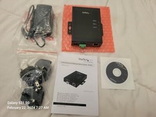 StarTech 2-port serial-to-IP Ethernet Device Server -RS232 - Metal and Mountable picture