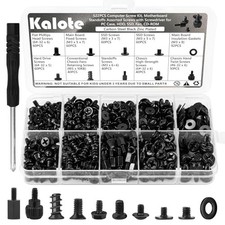 522Pc Computer Screw Kit M3 6-32 Motherboard Standoffs SSD HDD PC Case Screws picture