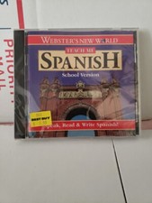 NEW Webster's New World: Teach Me Spanish School PC CD speak write ~ #175a picture