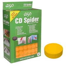 CD DVD Foam Hub Spider Holders Self Adhesive Sticky Dots Studs 1000 pcs (Orange) picture