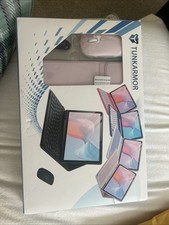TUNKARMOR iPad 10th/11th Gen  Keyboard Case w/ Mouse Pink New, Open Box picture