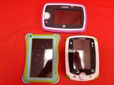 Lot Of 3 Leapfrog Leappads Ready For School Tablet Green 8721 picture