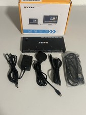 KCEVE Triple Monitor KVM Switch for 1 Laptop 1 Desktop, USB 3.1 T57-2 picture