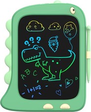 8.5 Inch LCD Doodle Board Tablet Toy - Green Dinosaur Drawing Pad for Kids picture