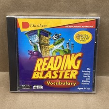Davidson Reading Blaster Vocabulary CD-ROM PC Mac Ages 9-12 Educational Software picture