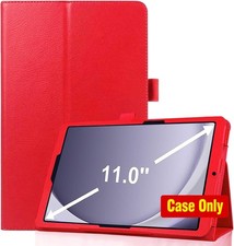 Slim Protective Stand Cover Case for 11 Inch Galaxy Tab A9 Plus 2023, Red picture