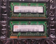 Hynix 512MB DDR2 laptop memory sticks HYMP564S64BP6-C4 AB picture