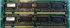 LOT OF 2 Micron 32MB PC100 100MHz CL2 UDIMM Memory Module picture