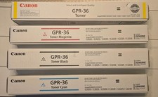 Genuine Unopened Canon GPR-36 Toner (Black, Yellow, Magenta & Cyan) picture