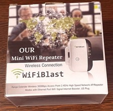 WifiBlast Our Mini Wifi Repeater Wireless Signal Booster 300Mbps 2.4 High Speed picture