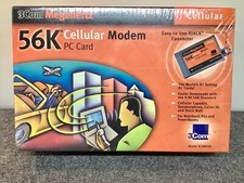 3Com Megahertz 56K Cellular Modem PC Card NEW IN BOX old school NOS vintage GD picture