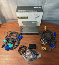 IOGEAR MiniView GCS1742 2-Port Dual View KVM Switch, 