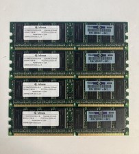 (4x 256MB) Infineon PC-2700U DDR-333 CL2.5 DIMM RAM HYS64D32300GU-6-B SDRAM ~ picture
