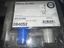 HID Fargo YMCKKK Ribbon Cartridge HDP5000 084052 TWO RESIN RIBBON NEW✅❤️️✅❤️️ picture