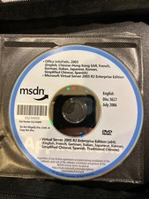 BRAND NEW Microsoft Virtual Server R2 Enterprise + InfoPath 2003. Languages. DVD picture