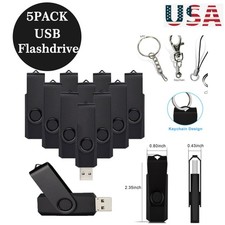10 Pcs/Lot USB 2.0 Swivel Flash Drive Memory Stick Thumb Pen Drive 1GB‑64GB Bulk picture