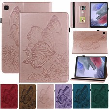 For Samsung Tab A7 Lite T220/T500/T290/P610 Butterfly Leather Smart Case Cover  picture