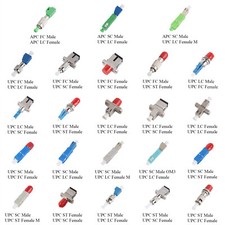 1/2/5Pcs Fiber Adapter APC/UPC FC/LC/SC/ST Male/Female Single-mode Multimode OM3 picture