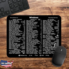Synerlogic Windows PC Ultimate Keyboard Shortcut Reference Guide Mousepad picture