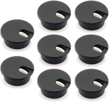 8Pcs 1-1/2 Inch Desk Wire Cord Cable Grommets Hole Cover for Office picture