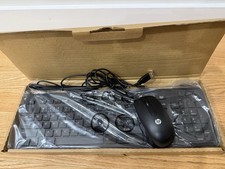 NEW HP Slim Keyboard with Mouse Wired USB Black 803181-001 picture