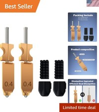 3D Printer Hotend Nozzle Kit Upgraded 0.4mm All Metal Fast Heat Dissipation picture