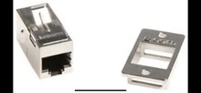 L-Com ECF504-SC6 Cat6 Shielded RJ45 Connector (8X8) Panel Mount Female picture