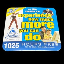 AOL 8.0 Experience How Much You Can Do CD 1025 Hrs Free Computer Software Sealed picture