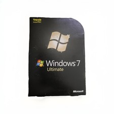 Microsoft Windows 7 Ultimate 32 & 64 Bit DVDs Genuine MS WIN Full Retail Box Key picture