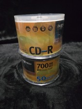 Nexxtech Cd-R 700mb Mo 80min Multispeed Up To 52x 2 50 packs New Sealed picture