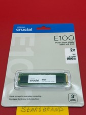 Micron Crucial E100 2 TB PCIe Gen4 NVMe 2280 M.2 SSD 5000 MB/s Read Laptop & PC picture