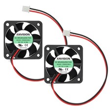 2 PCS 40mm x 10mm DC 12V Brushless Cooling Fan Dual Ball Bearing YDM4010B12 picture