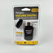 Targus Secure Digital Card Reader Writer USB 2.0 TGR-MSD500 For PC/Mac picture