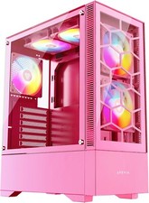 Pink Gaming PC Windows 11 Pro Tower 1TB NVME SSD 16GB RAM AMD Ryzen 7 8 Core CPU picture