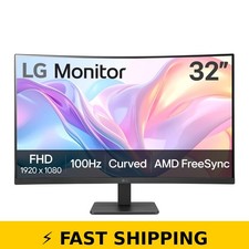 LG 32MR50C-B Curved Monitor 32-Inch FHD 100Hz - Black picture